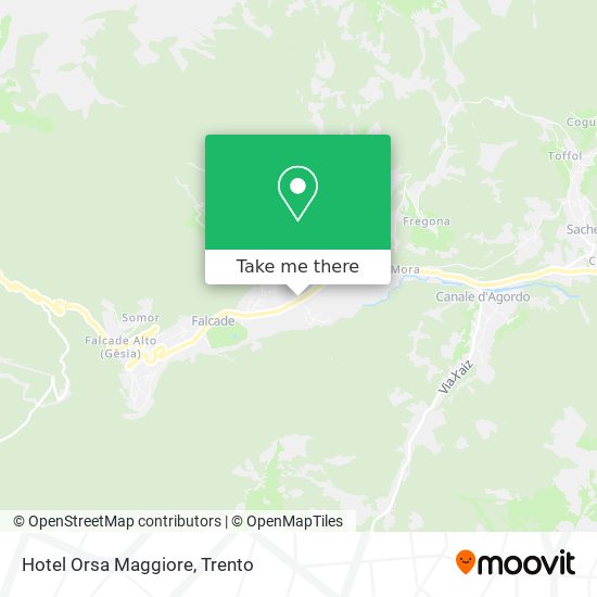 Hotel Orsa Maggiore map