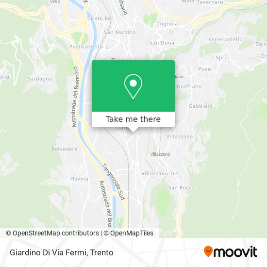 Giardino Di Via Fermi map