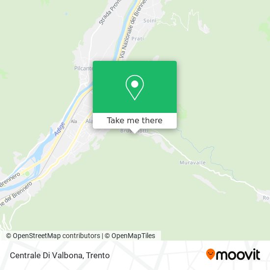 Centrale Di Valbona map
