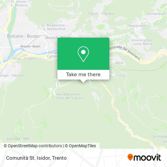 Comunità St. Isidor map