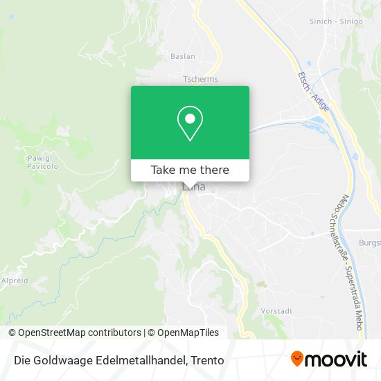 Die Goldwaage Edelmetallhandel map