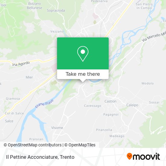 Il Pettine Acconciature map
