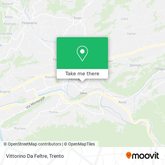Vittorino Da Feltre map