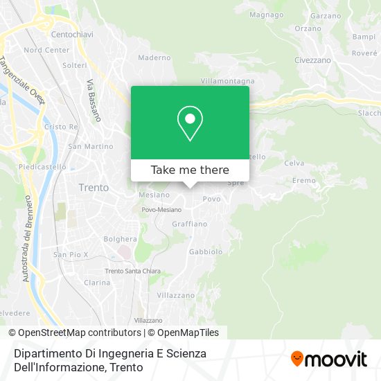 Dipartimento Di Ingegneria E Scienza Dell'Informazione map