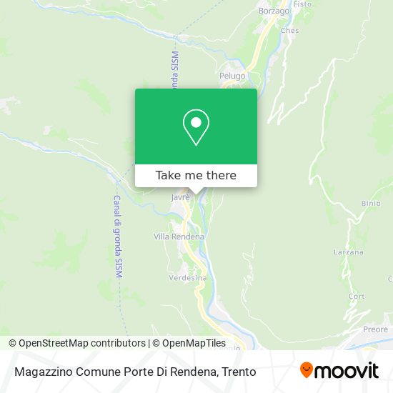Magazzino Comune Porte Di Rendena map