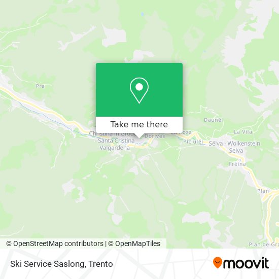 Ski Service Saslong map