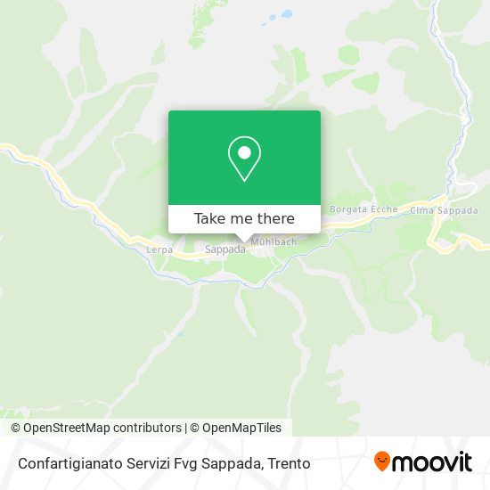 Confartigianato Servizi Fvg Sappada map