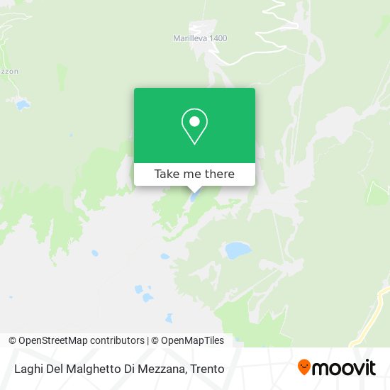 Laghi Del Malghetto Di Mezzana map