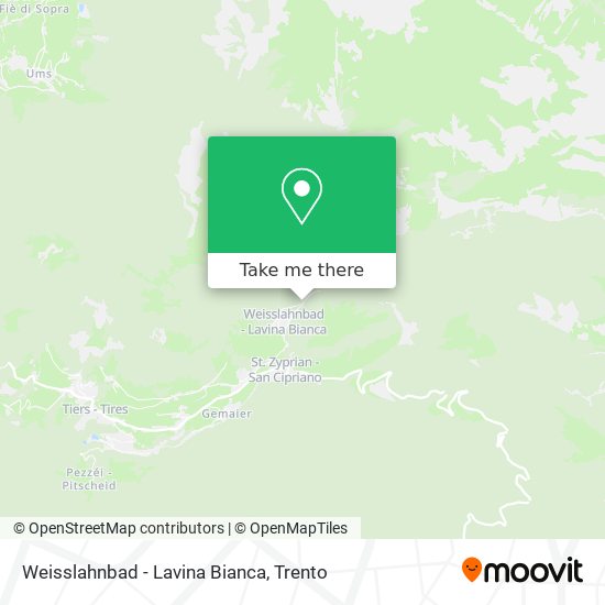 Weisslahnbad - Lavina Bianca map