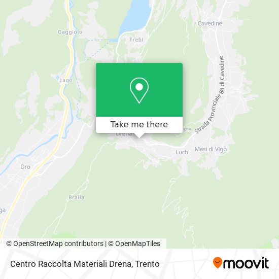 Centro Raccolta Materiali Drena map