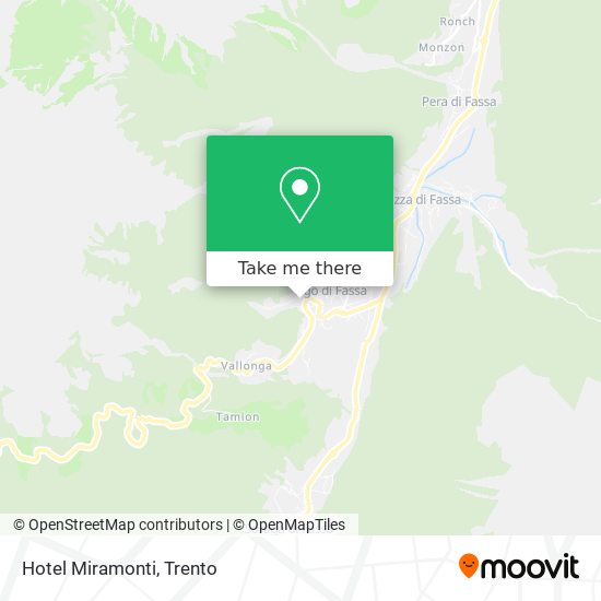 Hotel Miramonti map