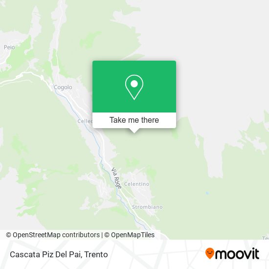 Cascata Piz Del Pai map