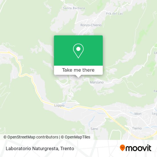 Laboratorio Naturgresta map