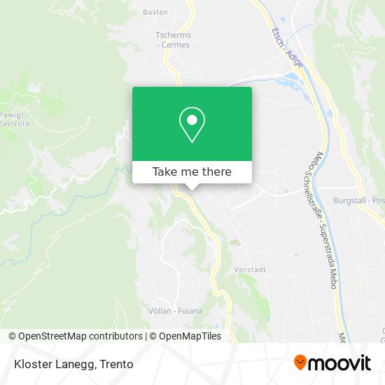 Kloster Lanegg map