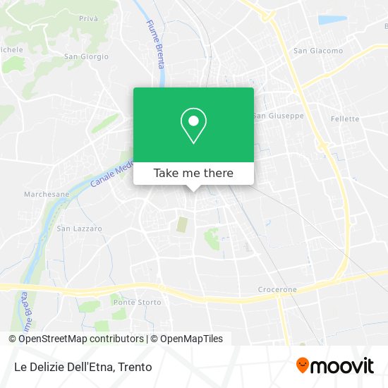 Le Delizie Dell'Etna map