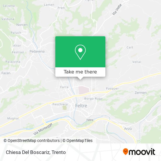 Chiesa Del Boscariz map