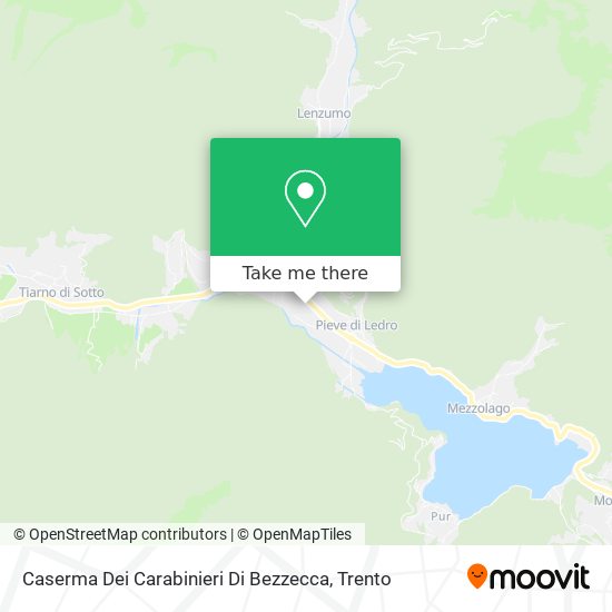 Caserma Dei Carabinieri Di Bezzecca map