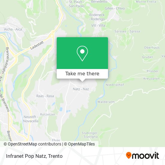 Infranet Pop Natz map