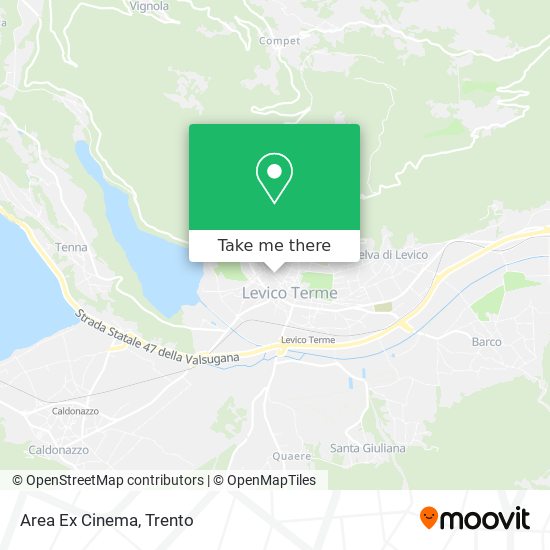 Area Ex Cinema map