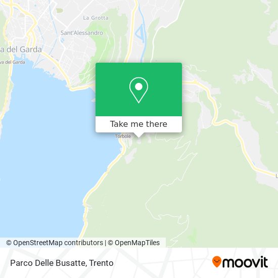 Parco Delle Busatte map