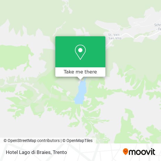 Hotel Lago di Braies map