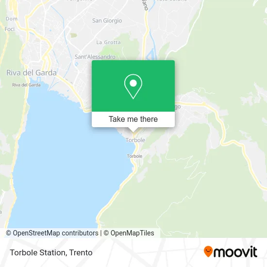 Torbole Station map