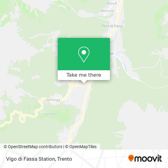 Vigo di Fassa Station map