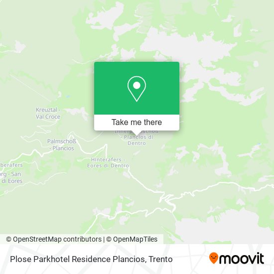 Plose Parkhotel Residence Plancios map