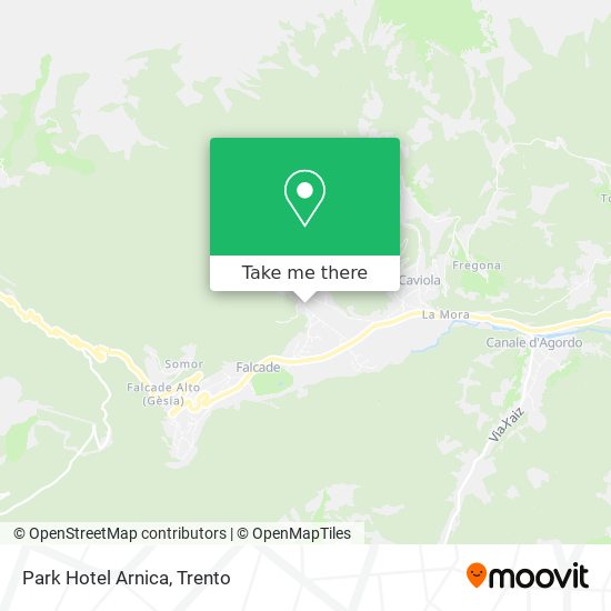 Park Hotel Arnica map