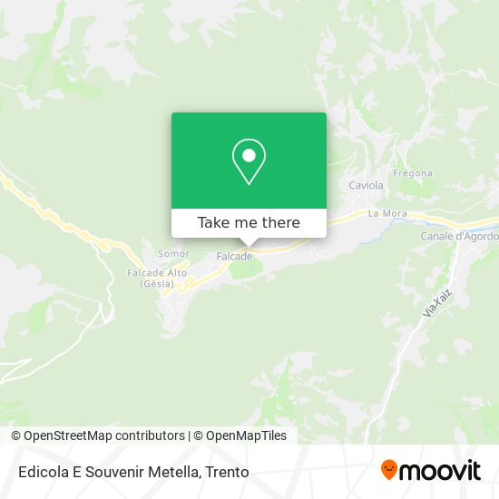 Edicola E Souvenir Metella map