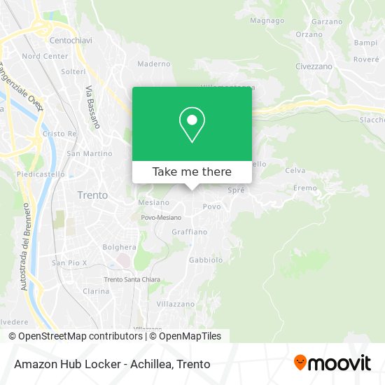 Amazon Hub Locker - Achillea map