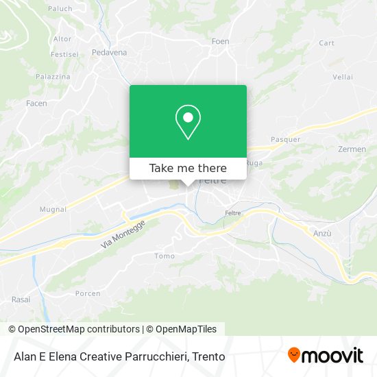 Alan E Elena Creative Parrucchieri map