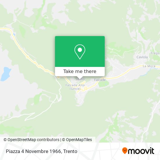 Piazza 4 Novembre 1966 map