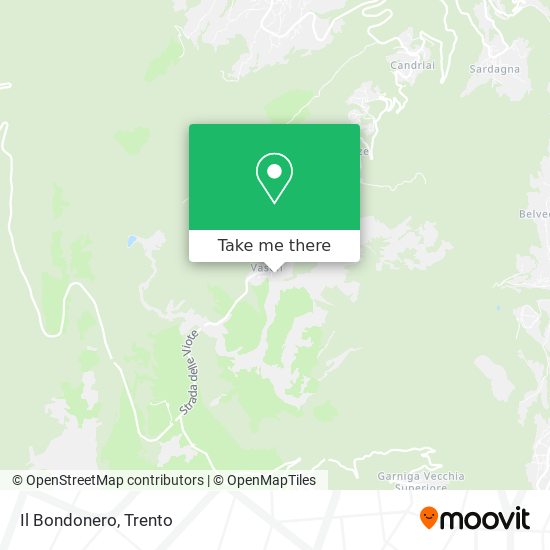 Il Bondonero map