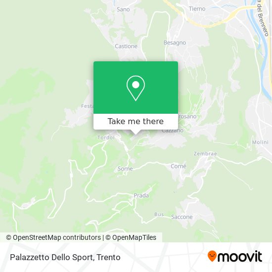 Palazzetto Dello Sport map