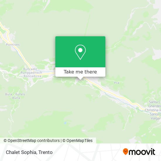 Chalet Sophia map