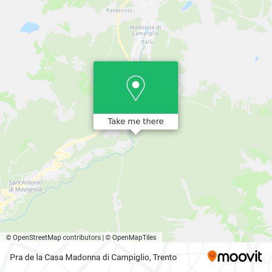 Pra de la Casa Madonna di Campiglio map