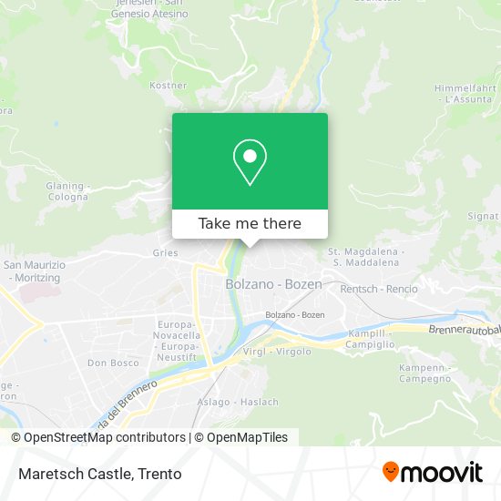 Maretsch Castle map