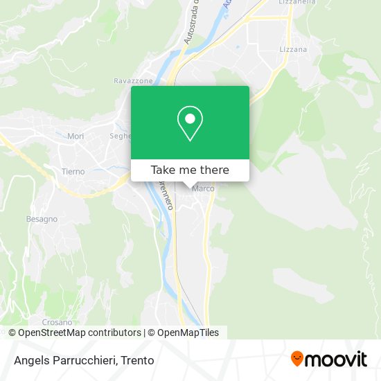 Angels Parrucchieri map