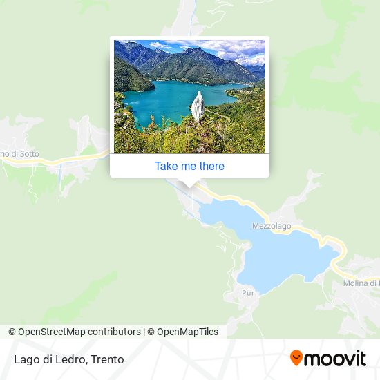 Lago di Ledro map