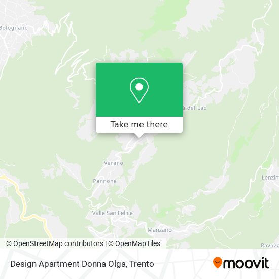 Design Apartment Donna Olga map