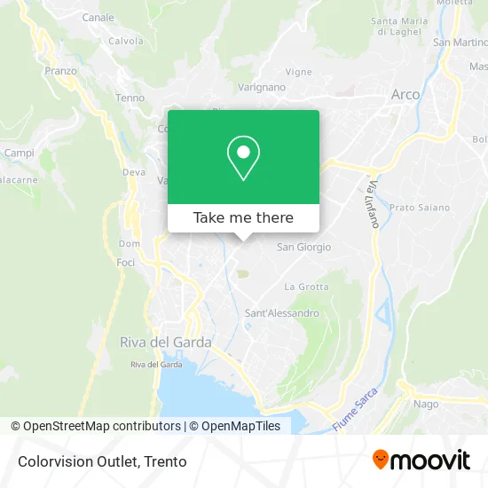 Colorvision Outlet map