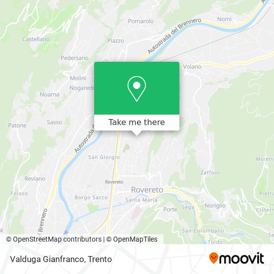 Valduga Gianfranco map