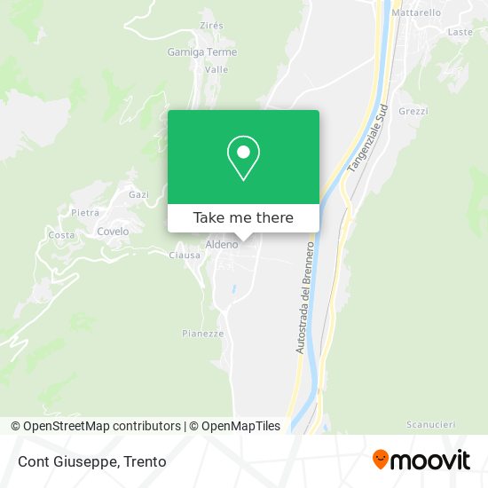 Cont Giuseppe map