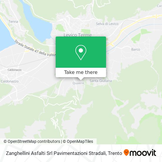 Zanghellini Asfalti Srl Pavimentazioni Stradali map