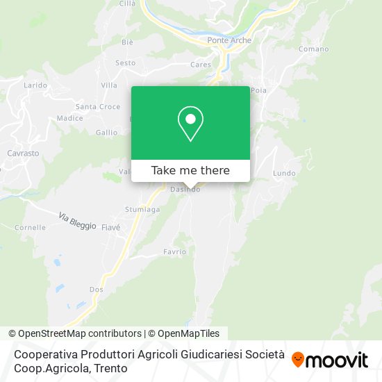 Cooperativa Produttori Agricoli Giudicariesi Società Coop.Agricola map