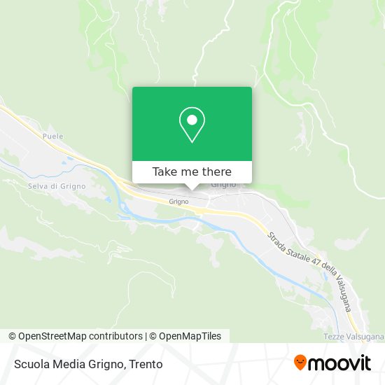 Scuola Media Grigno map