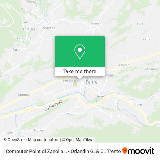 Computer Point di Zanolla I. - Orlandin G. & C. map