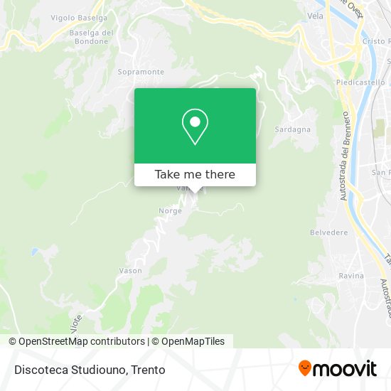 Discoteca Studiouno map