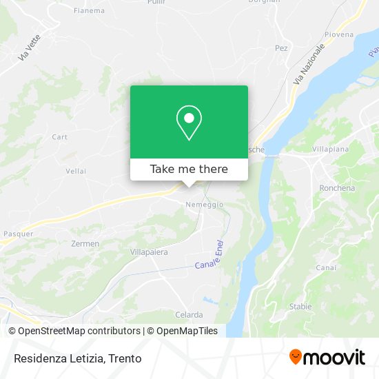Residenza Letizia map